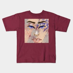 Eyes tattoo on  face Kids T-Shirt